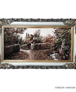 تابلوفرش دکوری طرح روستا