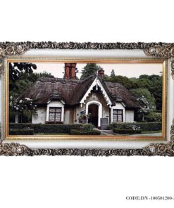 تابلوفرش رنگارنگ طرح کلبه