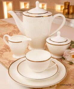 سرویس چینی طرحدار 18نفره 142پارچه مدل سرو