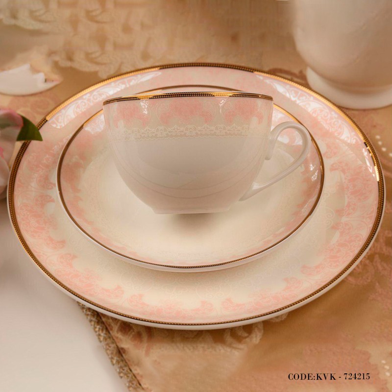 سرویس 18نفره چینی 142پارچه مدل بید