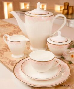 سرویس 18نفره چینی 142پارچه مدل بید