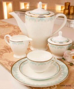 سرویس چینی کامل 142پارچه هجده نفره مدل نخل