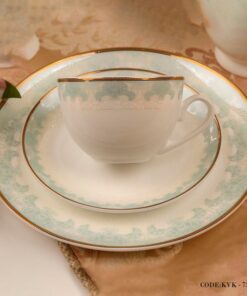 سرویس چینی کامل 142پارچه هجده نفره مدل نخل