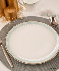 سرویس چینی کامل 142پارچه هجده نفره مدل نخل