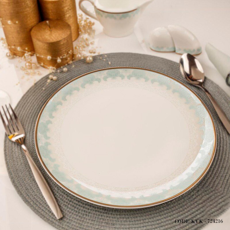 سرویس چینی کامل 142پارچه هجده نفره مدل نخل