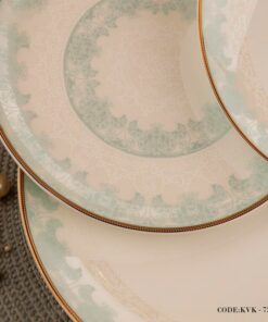 سرویس چینی کامل 142پارچه هجده نفره مدل نخل