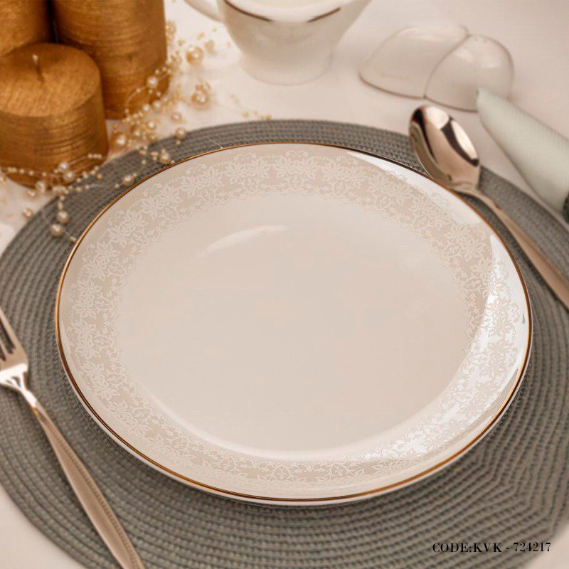 سرویس چینی غذاخوری 18نفره 142پارچه مدل نارون