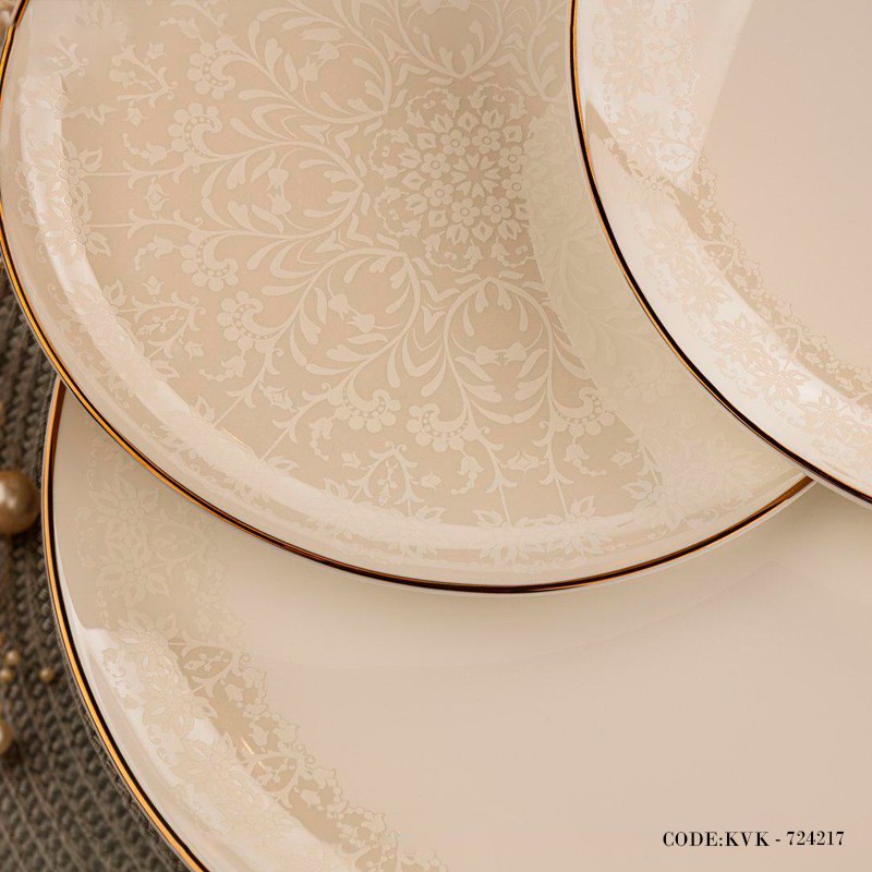 سرویس چینی غذاخوری 18نفره 142پارچه مدل نارون