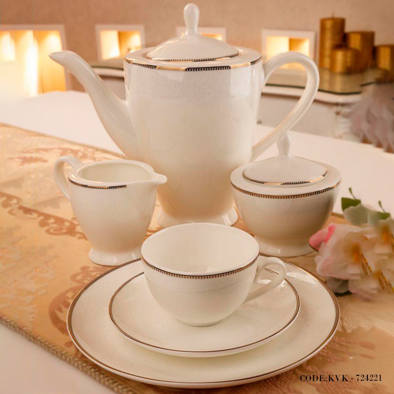 سرویس چینی غذاخوری 142پارچه 18 نفره مدل سپیدار