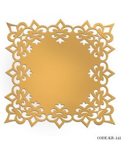 ست 2 عددی زیر بشقابی مربع رومادون سری 143