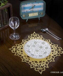 ست 2 عددی زیر بشقابی مربع رومادون سری 143