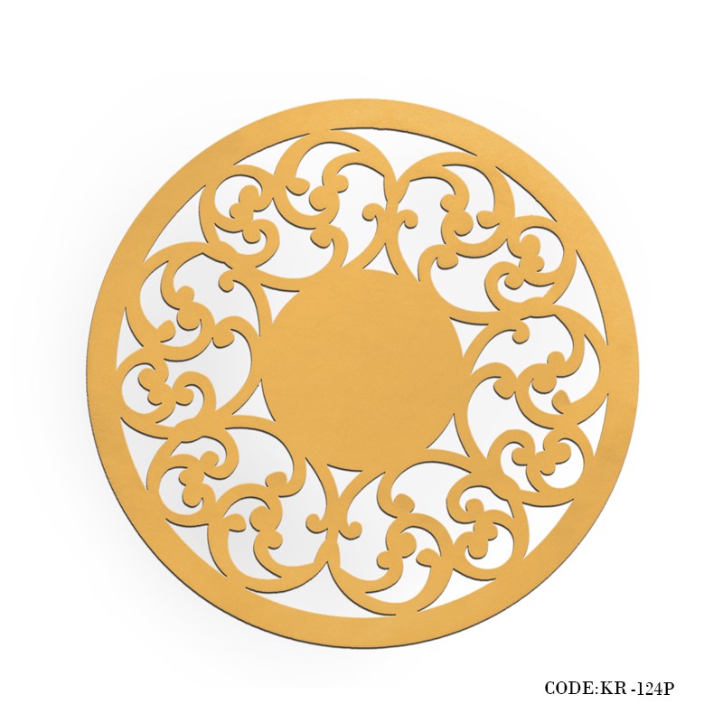 سرویس 2 عددی زیر بشقابی گرد رومادون سری 124