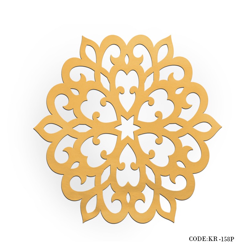 سرویس 2 عددی زیر بشقابی طرح برف سری 158