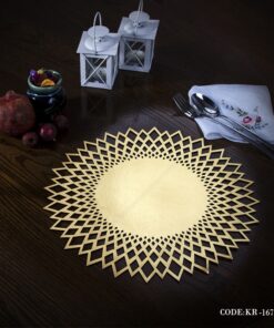 زیر بشقابی دو عددی طرح نور سری 167