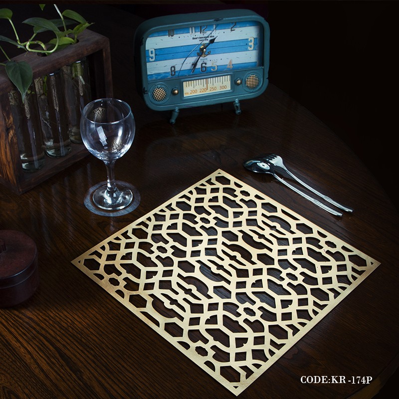 سرویس 2 نفری زیر بشقابی مربعی رومادون سری 154