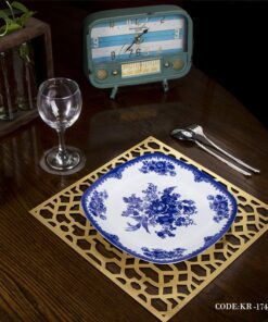 سرویس 2 نفری زیر بشقابی مربعی رومادون سری 154