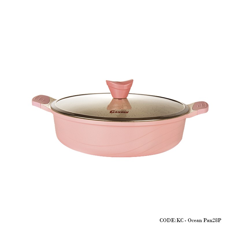 تابه گرانیتی دو دسته 28 مدل اوشن گلبهی