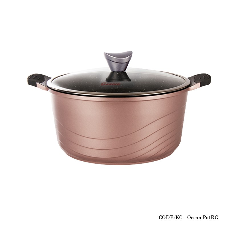 قابلمه گرانیتی 20 مدل اوشن رزگلد