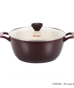 قابلمه گرانیتی 10 نفره سایز 32 مدل پروانه زرشکی