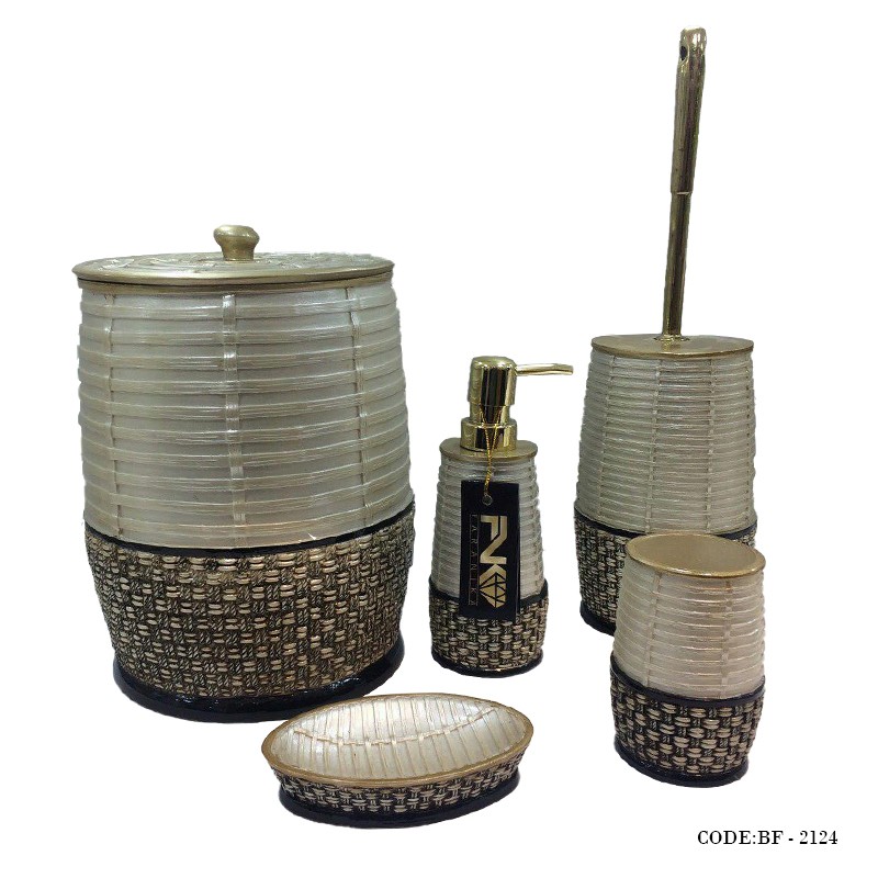 لوازم سرویس بهداشتی طرح نمد مدل 2124