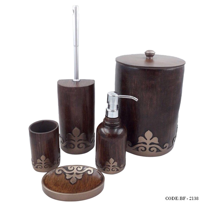 لوازم سرویس بهداشتی طرح فانتزی مدل 2138