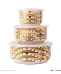 ظرف نگهداری غذا سه تایی مدل 380-22