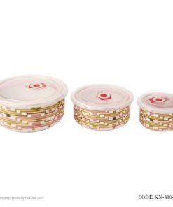 ظرف نگهداری غذا سه تایی مدل 380-22