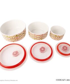 ظرف نگهداری غذا سه تایی مدل 380-22