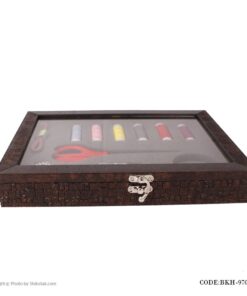 جعبه لوازم خیاطی مستطیلی مدل 9708