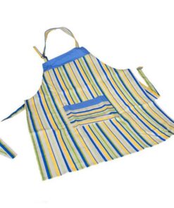 پیش بند آشپزخانه پارچه ای طرح اسپرید آبی