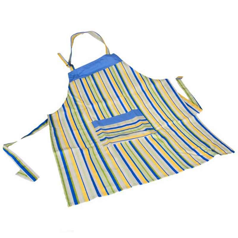 پیش بند آشپزخانه پارچه ای طرح اسپرید آبی