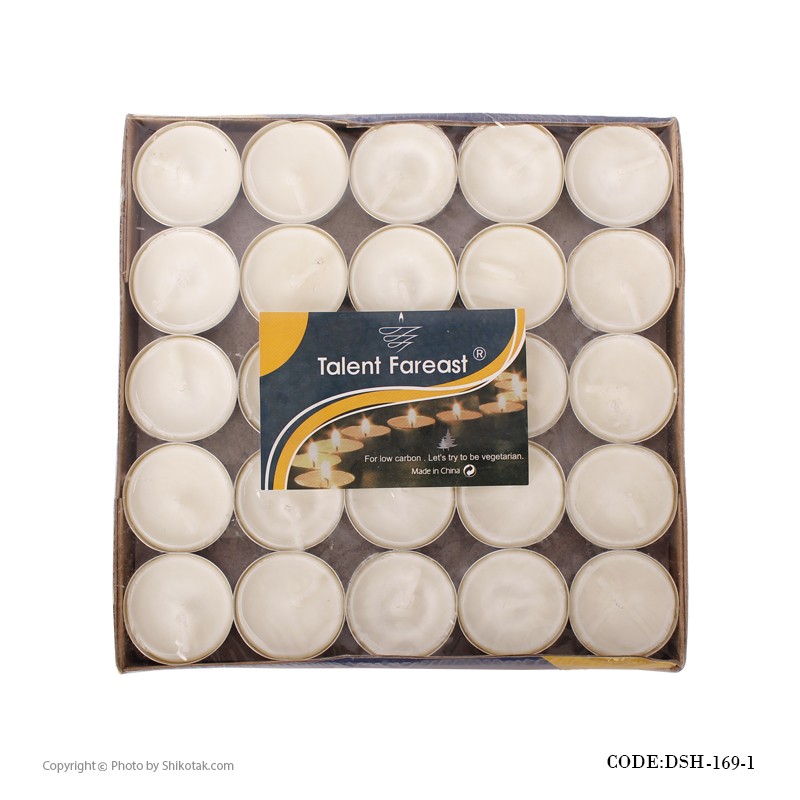 شمع وارمر 100 تایی سفید