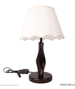 آباژور مدرن رومیزی پایه چوبی مدل روشنا