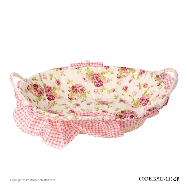 سبد نگهدارنده نان حصیری بیضی مدل F