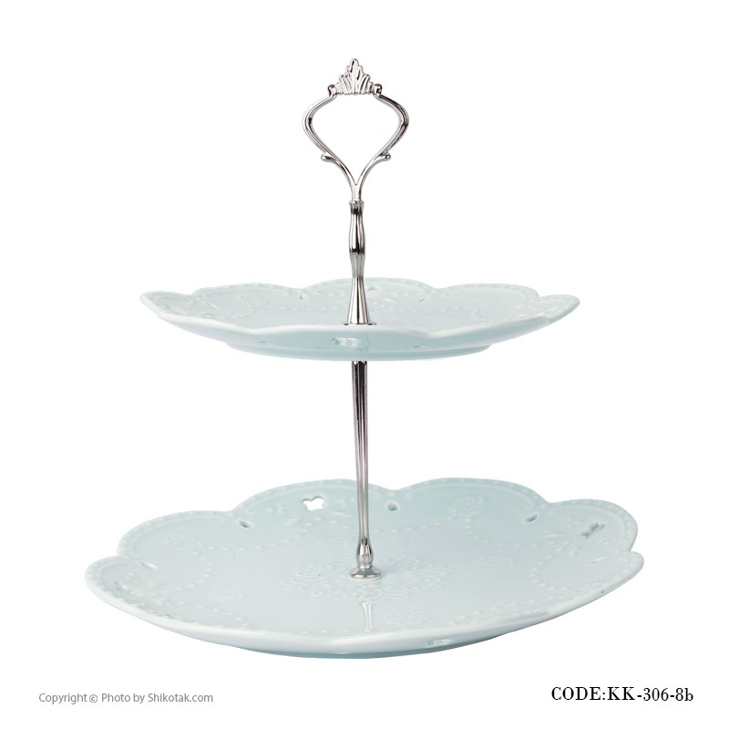 شیرینی خوری دو طبقه گلبرگ مدل BLUE