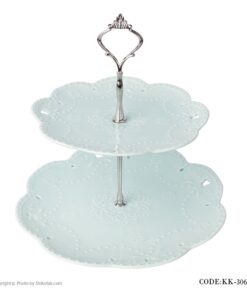 شیرینی خوری دو طبقه گلبرگ مدل BLUE