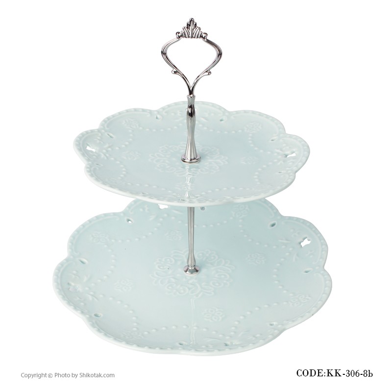 شیرینی خوری دو طبقه گلبرگ مدل BLUE