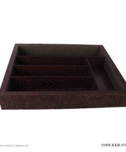 نظم دهنده قاشق و چنگال بدون درب قهوه ای