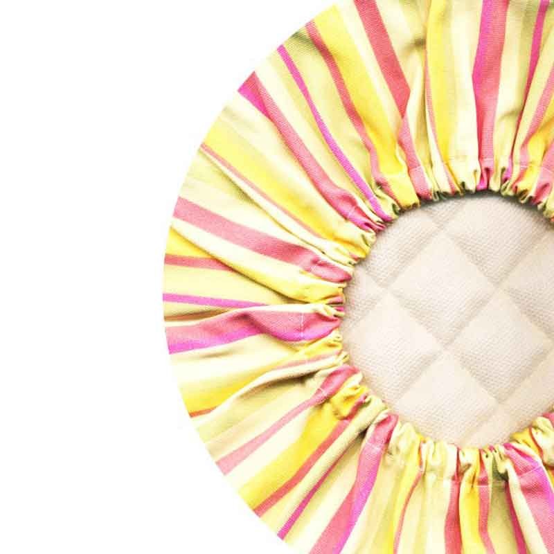 دم کنی کشدار قابلمه 3 تکه طرح اسپرید صورتی