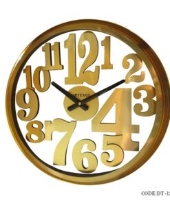 ساعت دیواری فلزی گلد مدل اعداد درشت