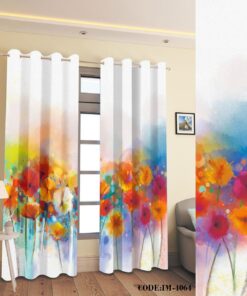 پرده پانچی هازان شقایق مدل 4064