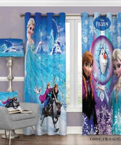 پرده پانچی کودک السا و آنا مدل 6595