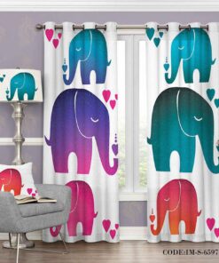 پرده فانتزی فیل مدل 6597