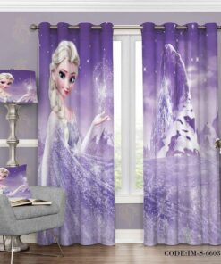 پرده پانچی کودک فروزن مدل 6603