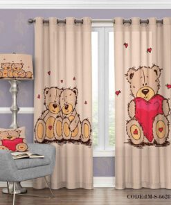 پرده کودک خرس مهربان مدل 6628
