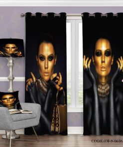 پرده سبک هنری جوکر مدل 6636