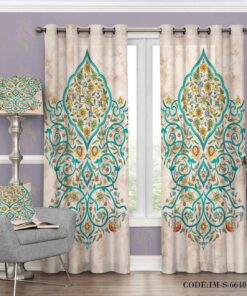 پرده کلاسیک قرینه مدل 6648