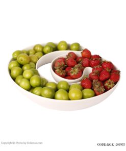 اردو خوری سرامیکی طرح حلزونی