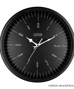 ساعت دیواری مشکی مدل BLACKWELL