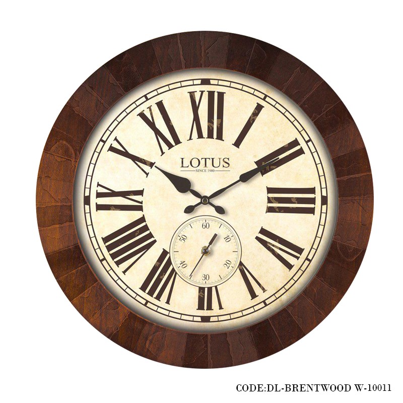 ساعت دیواری عدد رومی مدل BRENTWOOD
